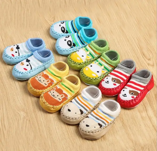 Новинка детская обувь носки Мультяшные подарок для младенцев детские пола в
