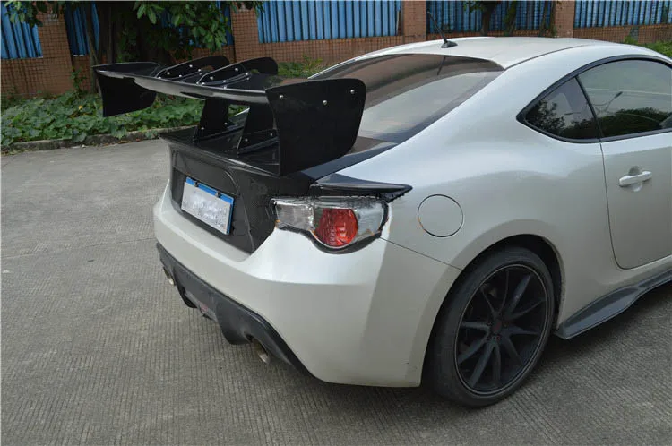 Настоящее углеродное волокно GT Крыло Спойлер для Toyota Gt 86 Gt86 Subaru brz задний спойлер Профессиональный трек автомобиля аксессуары для укладки