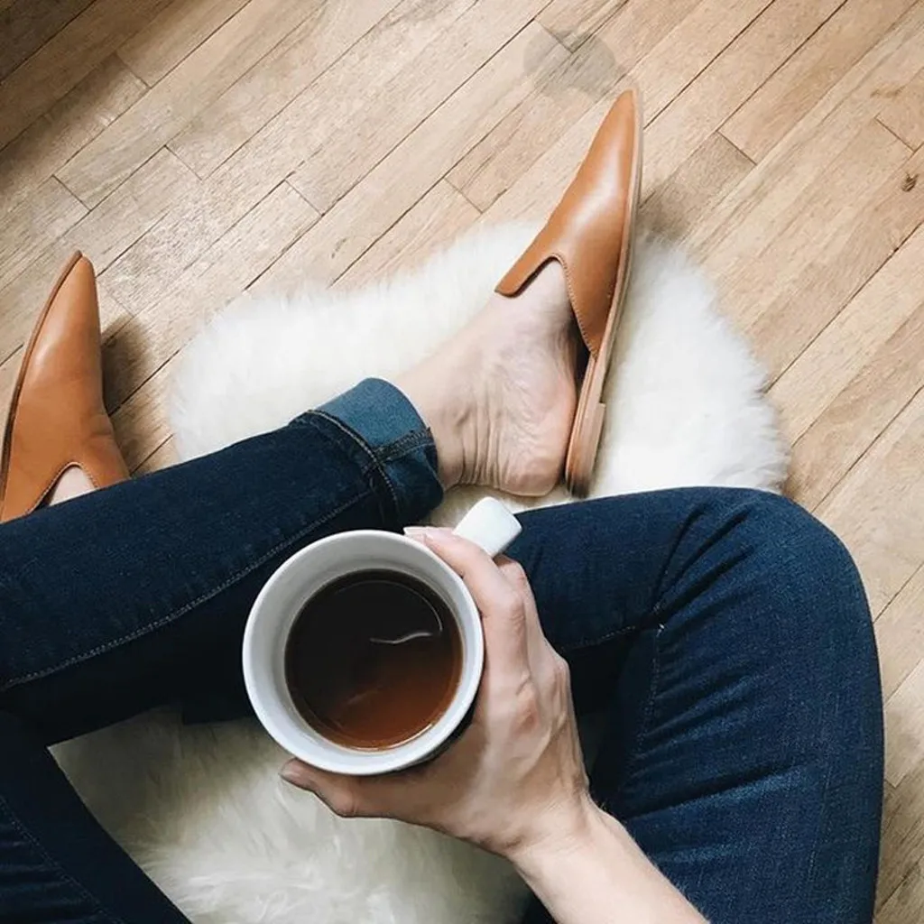 SAGACE/Большие размеры 43 женские шлепанцы с острым носком Вьетнамки модная женская