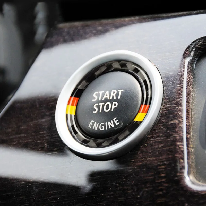 Кольцо из углеродного волокна для кнопки запуска и остановки двигателя BMW 3 серии