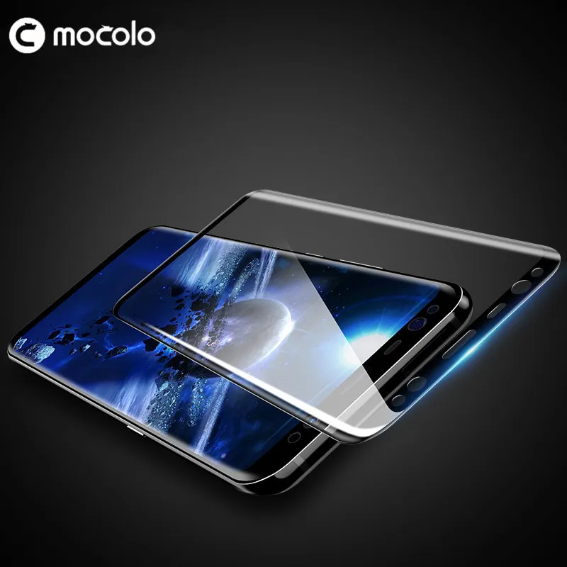 3D изогнутое полноэкранное закаленное стекло mocolo для Samsung Galaxy S8 Защитное samsung Plus
