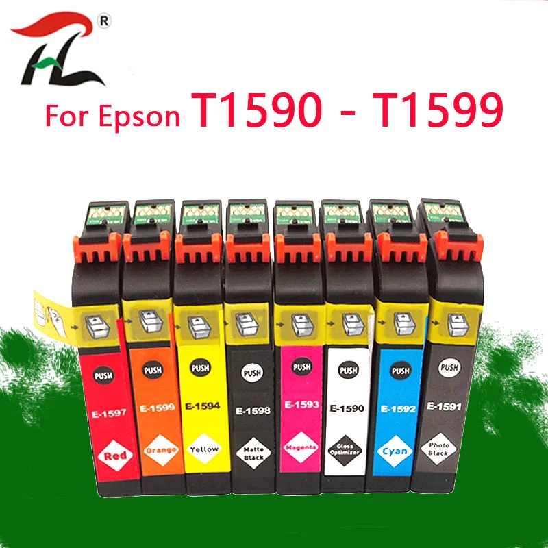 8PK T1590 1590 чернильные картриджи для Epson STYLUS PHOTO R2000 принтер T1590/T1591/T1592/T1593/T1594/T1597/T1598/T1599