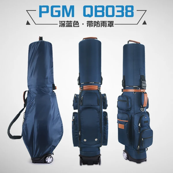 Send Club!127cm Authentic Multifunctional Golf Standard Bag Wheel Caddy Viation Men Pattern Bracket Ball Package Pulley Golfbag