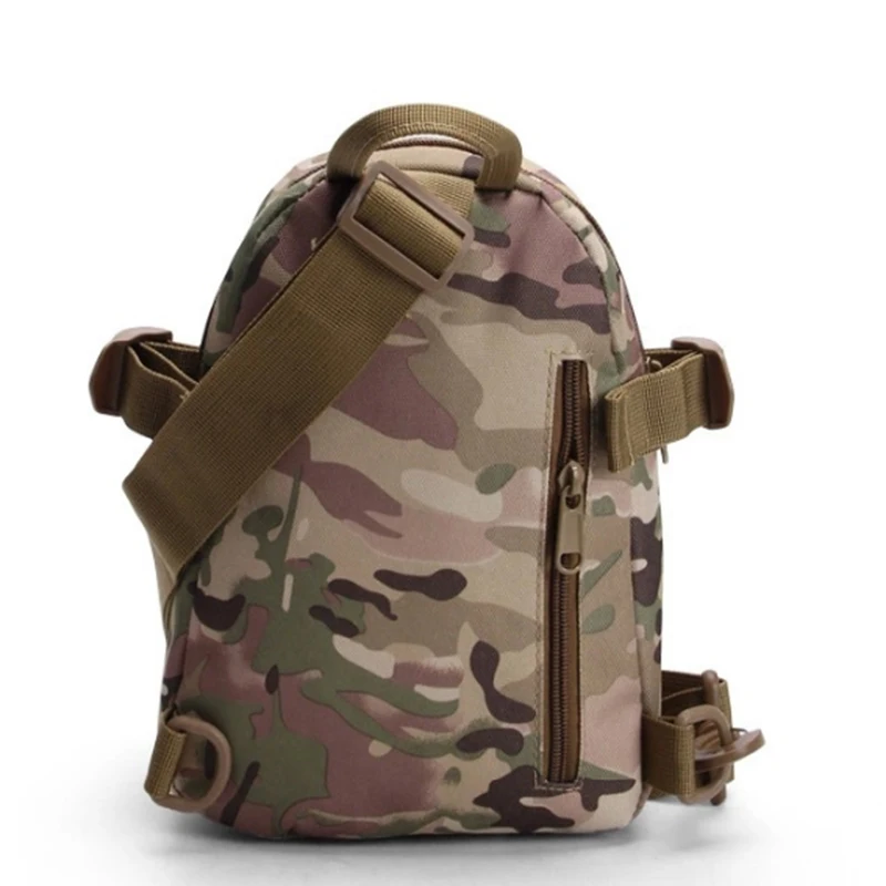 

Men Assualt Single Rucksack Backpack Small Knapsack MOLLE Shoulder Bag Rider Military High Quality Nylon Cross Body Chest Bags