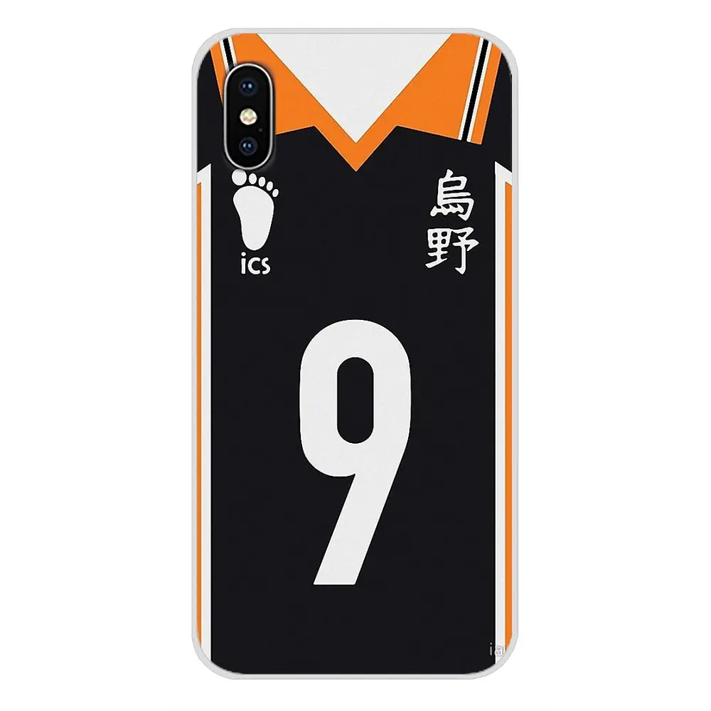 Чехол для телефона Motorola Moto X4 E4 E5 G5 G5S G6 Z Z2 Z3 G G2 G3 C Play Plus HAIKYUU Custom Jersey
