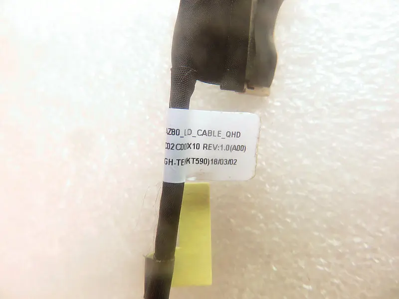 Новый оригинальный для DELL XPS 13 9350 9360 led lcd lvds кабель 0WT5X0 CN-0WT5X0 WT5X0 DC02C00BX10 | Компьютеры