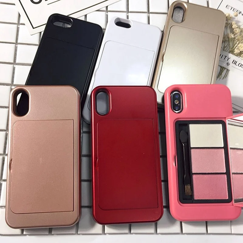 Высококачественный макияж косметика чехол для телефона для iphone 6 6s 7 8 Plus все включено ударопрочный Твердый чехол X XS 8 6 7 6s