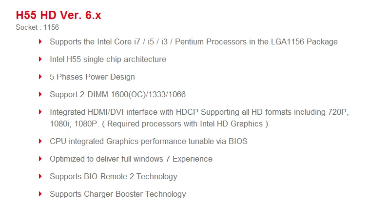 Б/у, оригинальная материнская плата для Biostar H55 HD LGA 1156 DDR3 для i3 i5 i7 cpu USB2.0 H55 настольная материнская плата, протестированная хорошая