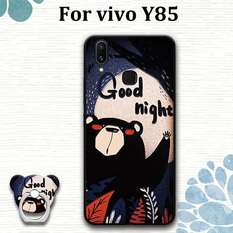 Чехол 6 26 &quotдля vivo Y85 чехол Y85L милый мультяшный Мягкий Силиконовый ТПУ защитный