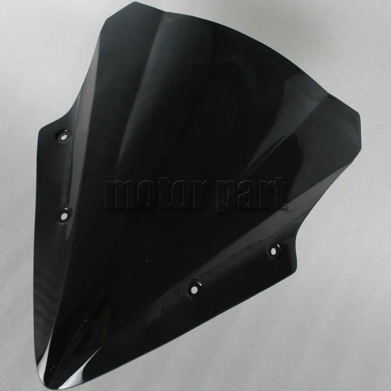 Black Для Kawasaki Ninja 650 ER-6F ER6F мотоцикл лобовое стекло ветровое стекло ветровой экран черный Иридий - Цвет: Black