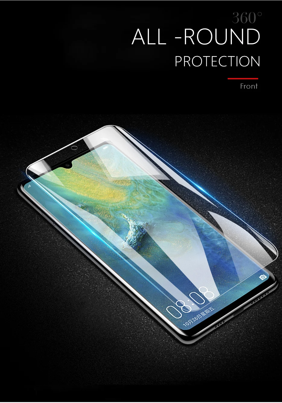 CHYI 3D изогнутая пленка для Huawei Mate 20 Pro, защитная пленка для экрана Mate 20 lite X RS, нано Гидрогелевая пленка Mate 20X5G с инструментами, не закаленное стекло