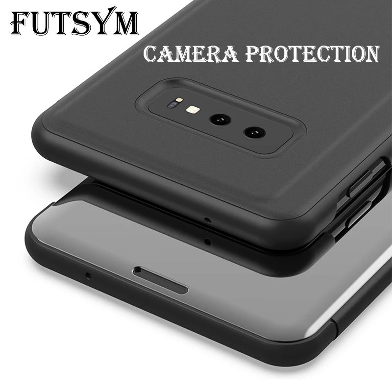 Luxury Smart Mirror Flip Leather Kickstand Case for Huawei P30 Wireless Charger P20 Lite Pro | Мобильные телефоны и