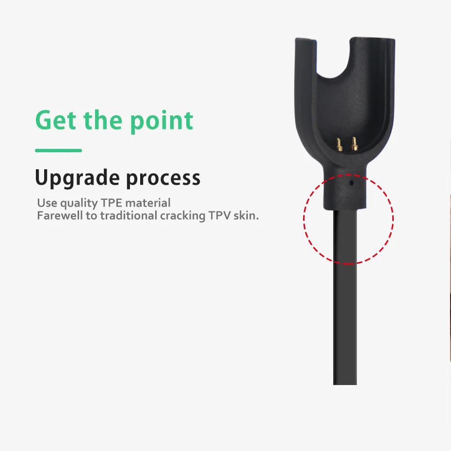 Для Xiaomi mi Band 3 usb кабель для зарядки портативный запасной переходник зарядного