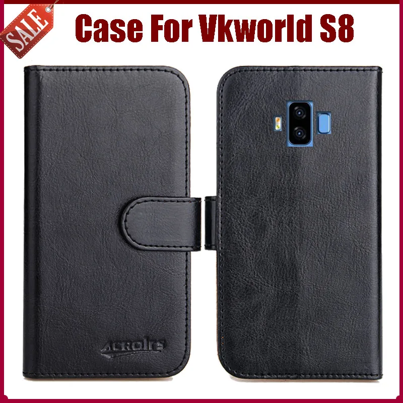 

Горячая распродажа! Чехол-книжка для Vkworld S8, кожаный, 6 цветов
