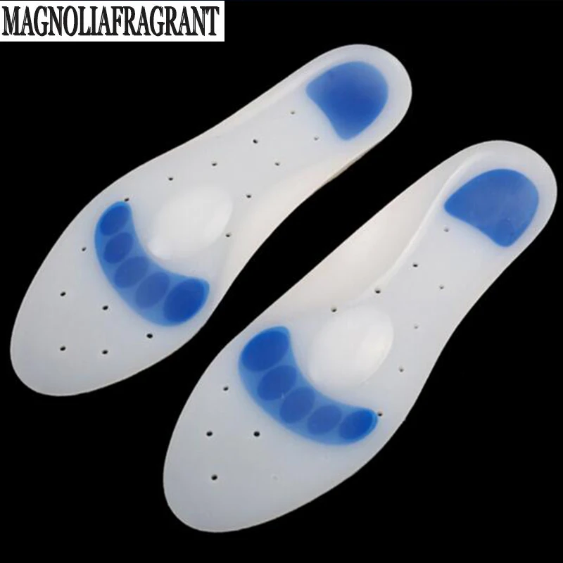 Силиконовый гель Плоскостопие ортопедических подкладки для поддержки свода