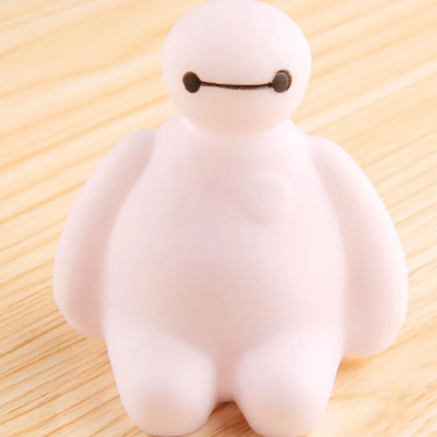 Небольшой светодиодный Baymax ночной Светильник Красочные светильник