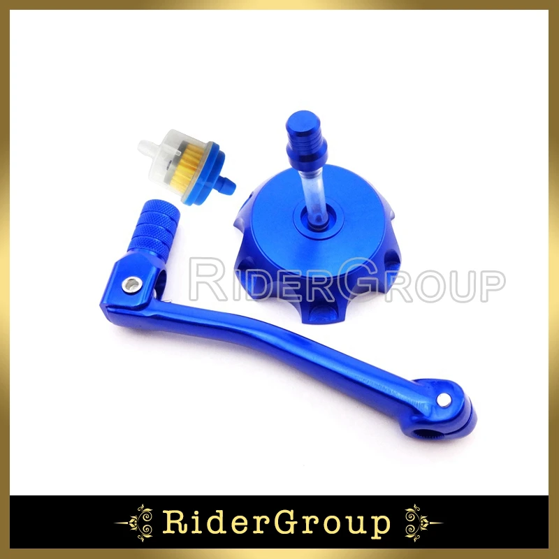 Синяя крышка топливного бака для газа складной рычаг переключения передач 11 мм