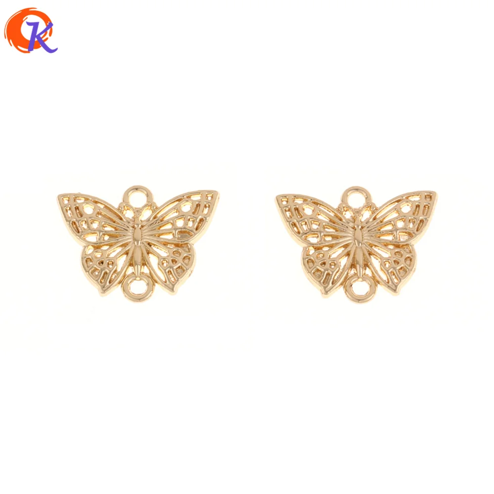 

Cordial Design 100Pcs 16*20MM Jewelry Accessories/Earrings Connectors/Butterfly Shape/Hand Made/DIY Parts/Earring Findings