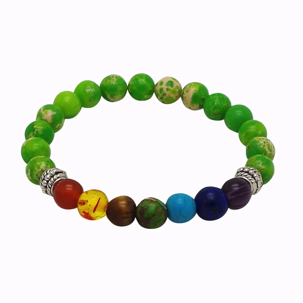 Женский 7 Чакра браслет рейки исцеляющая балансировка энергетическая Йога