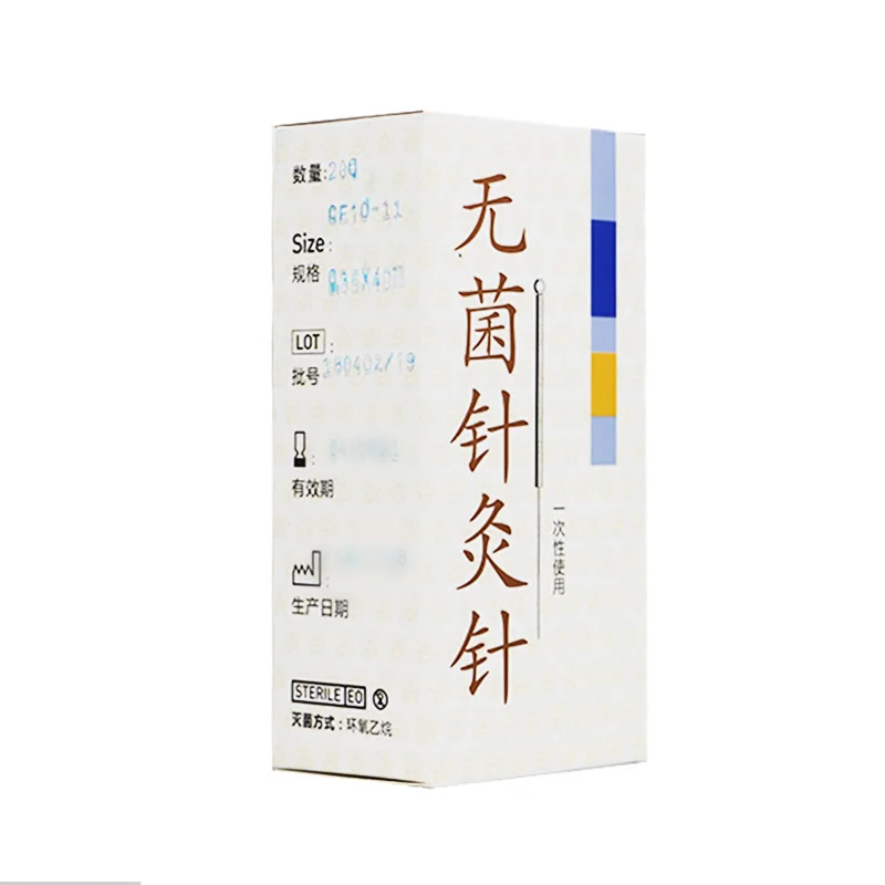 200 шт yunlong стерильные иглоукалывающиеся иглы одноразовые 10 с одной трубкой 0 25/0 30/0