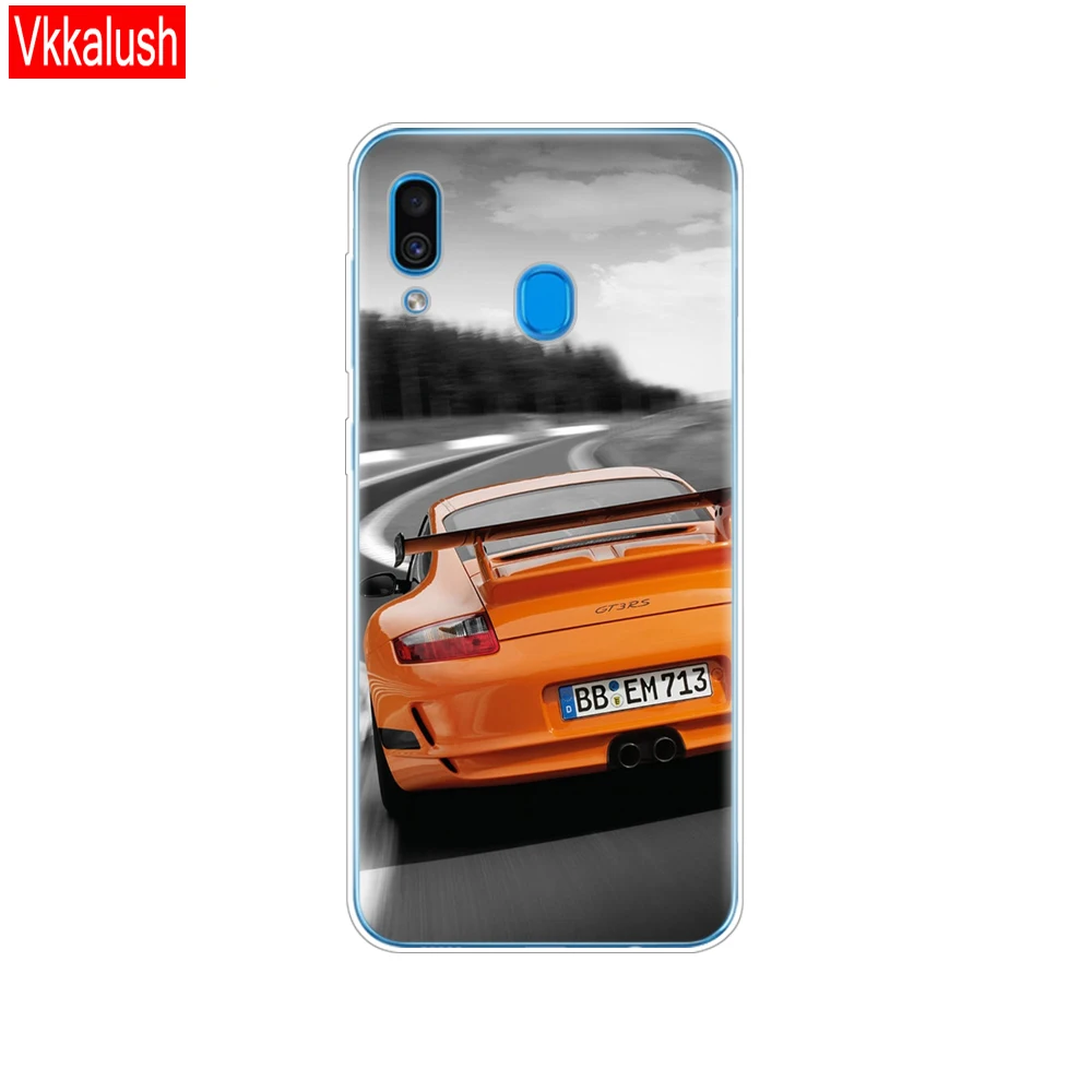 11073 Чехол для samsung Galaxy A20 чехол A20E полиуретан) и силикона с откидной крышкой для samsung A20 20 A205F A20E A202F чехол Мягкие Чехлы бамперы - Цвет: 11073