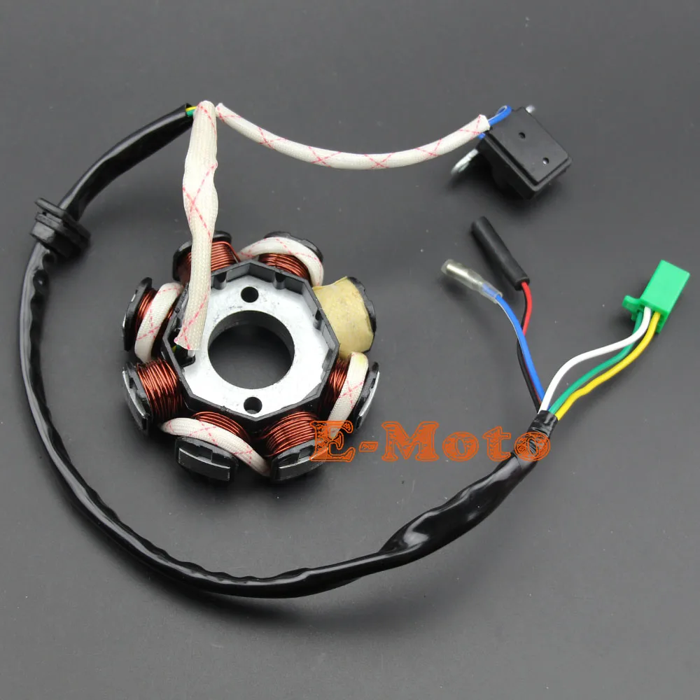 Новый GY6 150 8 Pole статор катушки CDI Коробка катушка зажигания 150cc в наличии ATV Go Kart