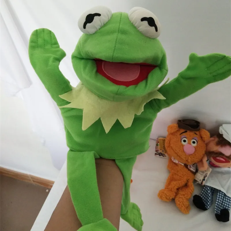 Disney куклы кукольные Кермит Лягушка шведского повара из Miss Piggy гонзо плюшевые 28 см марионетки для малышей и
