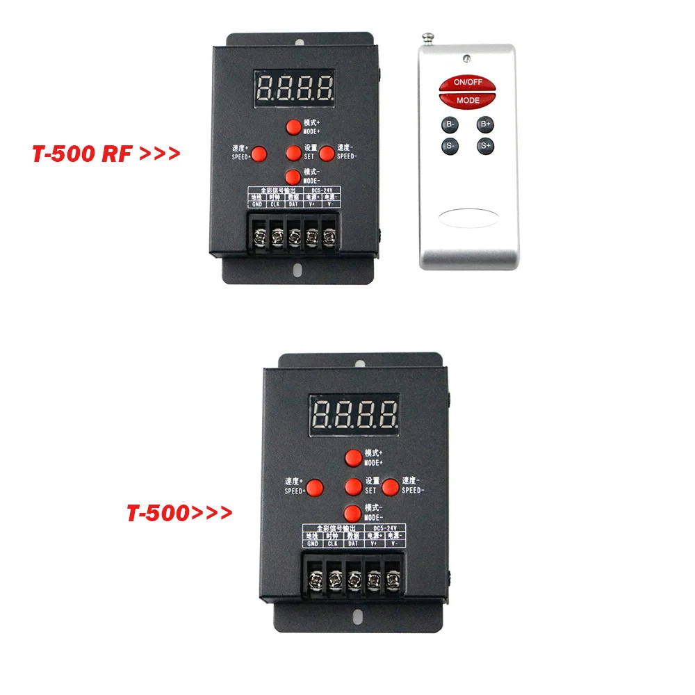 Светодиодный пиксельный Контроллер освещения контроллер IC RF для WS2812 WS2801 SK6812 WS2813B