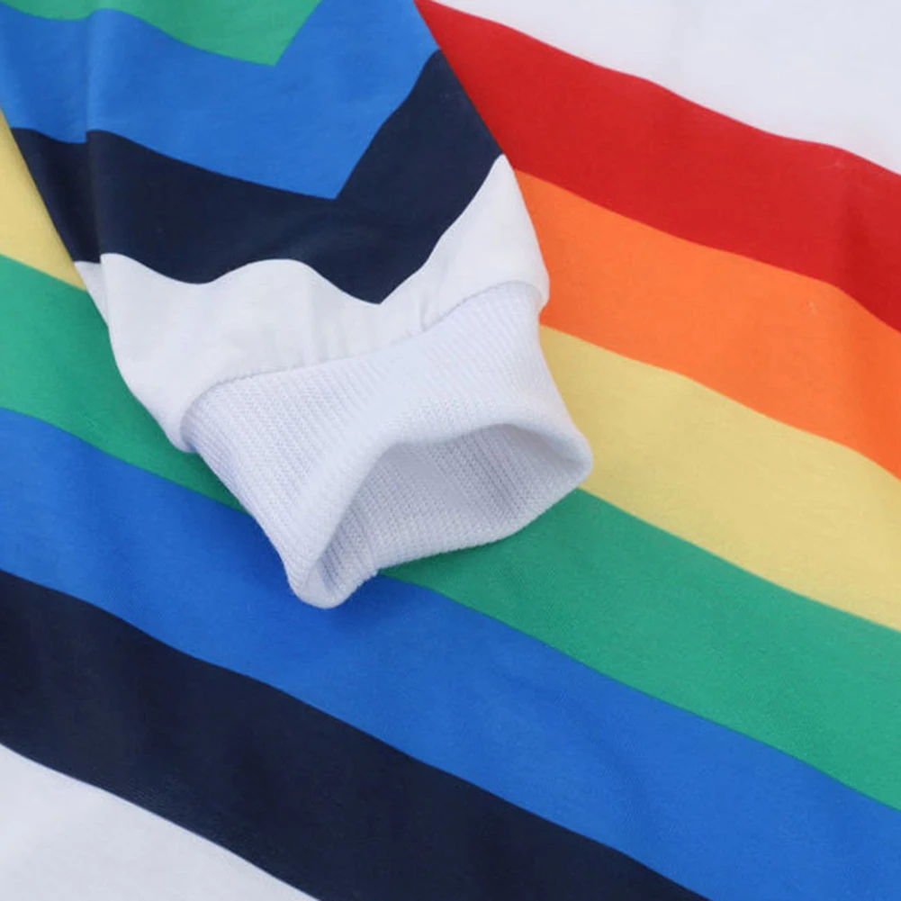 Осень в цветные кадраты Для женщин Повседневное с длинными рукавами и круглым