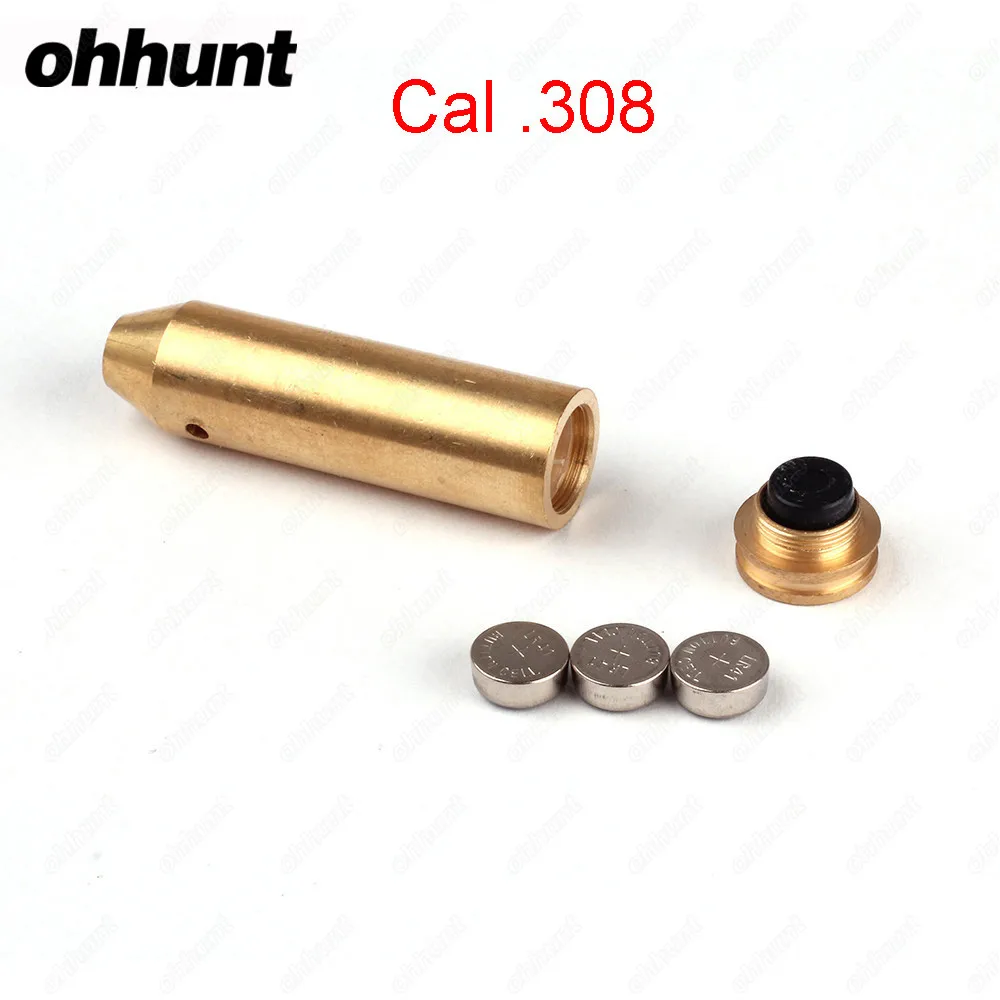 Ohhunt Тактический Интимные аксессуары CAL. 308 картридж калибровки прибора красный