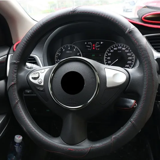 Для Nissan Sentra 2013-2018 декоративные круглые Блестки на руль яркие наклейки для