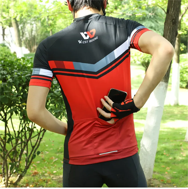West biking, мужские майки для велоспорта, набор, летний MTB велокостюм из флиса, командная одежда для велопрогулок,, дышащие быстросохнущие спортивные костюмы