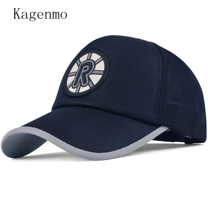 

Kagenmo Letter men outdoor summer sport baseball cap casual fishing mountaineering sports visor caps hat male sun hats