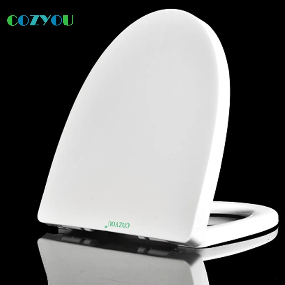 V удлиненное ПП сиденье для унитаза мягкая Закрытая двойная кнопка