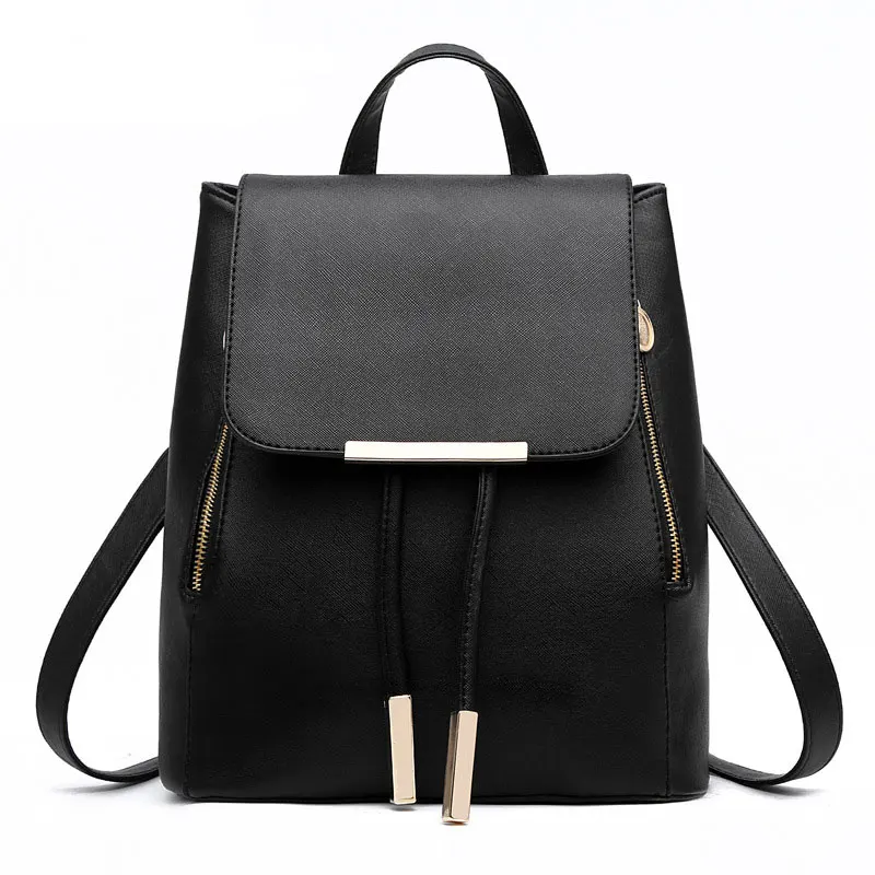 

2020 Korean style Women Backpacks fashion student school Bags Teenagers PU learher Mochila Young Girls Backpacks Travel Bag