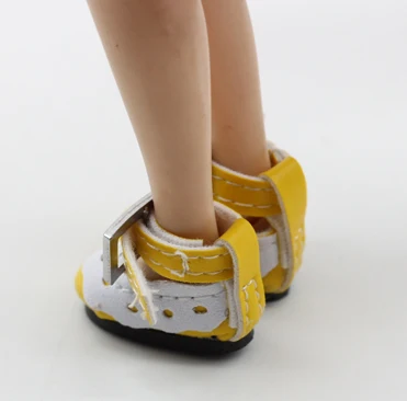 12 дюймовые кожаные кружевные туфли для кукол блайз (подходит Блит AZ licca Pullip doll) 2 8*1