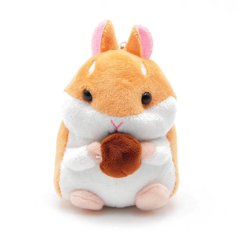 

1pcs squirrel plush toy dolls 10cm Stuffed cute Animals doll soft Plush Toys children Birthday Gift keychain bag pendant