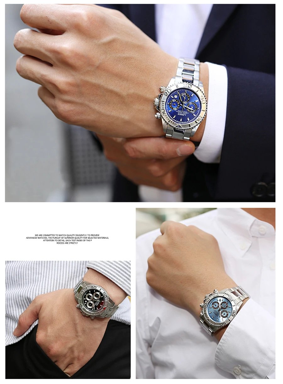 

Diving LOREO Brand Watch Luxury Sapphire Men Waterproof 200M Automatic Mechanical Watch Male Military watches relogio masculino