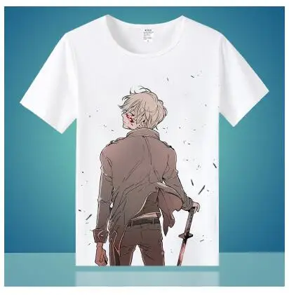13 Высокое качество, унисекс, аниме, Cos GINTAMA Sakata Gintoki Kagura leader Sadaharu, Повседневная футболка, футболка - Цвет: 13