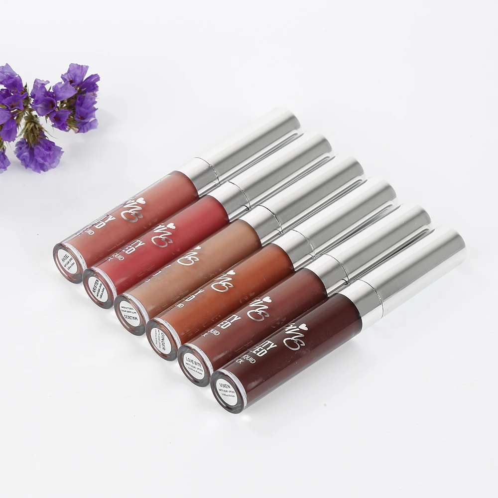 Жидкая помада для Макияжа Beauty Glazed 6 шт./кор. подарочный набор косметика блеск губ