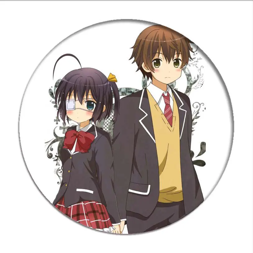 1 шт. Chunibyo Demo Koi ga Shitai значок косплея Рикка Таканаси брошь Тогаши Юта коллекция