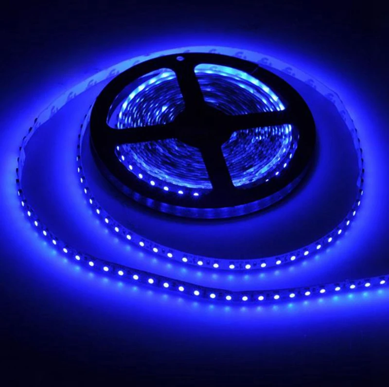 5M More Bright Led strip 2835/3528 DC12V 120leds/M flexible led No-waterproof 600leds white/warm white/red/blue/green | Освещение