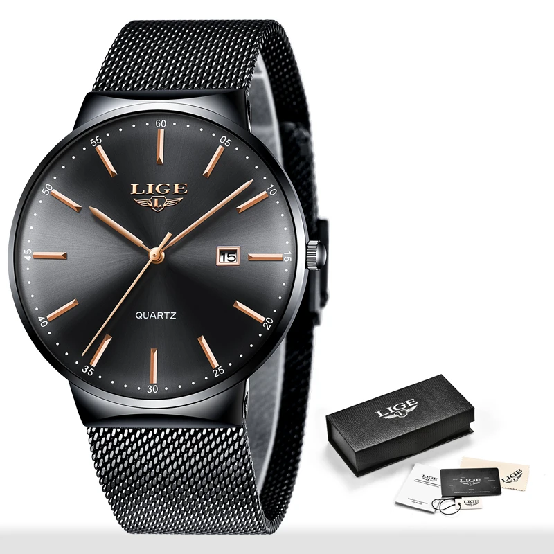 Женские кварцевые часы от известного бренда LIGE женские наручные Montre Femme 2019 |