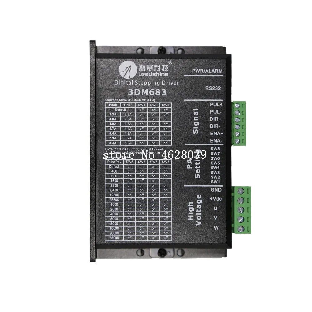 Контроллер драйвера шагового двигателя 3DM683 трехфазный фотодрайвер 8 3a 60V DC|Детали