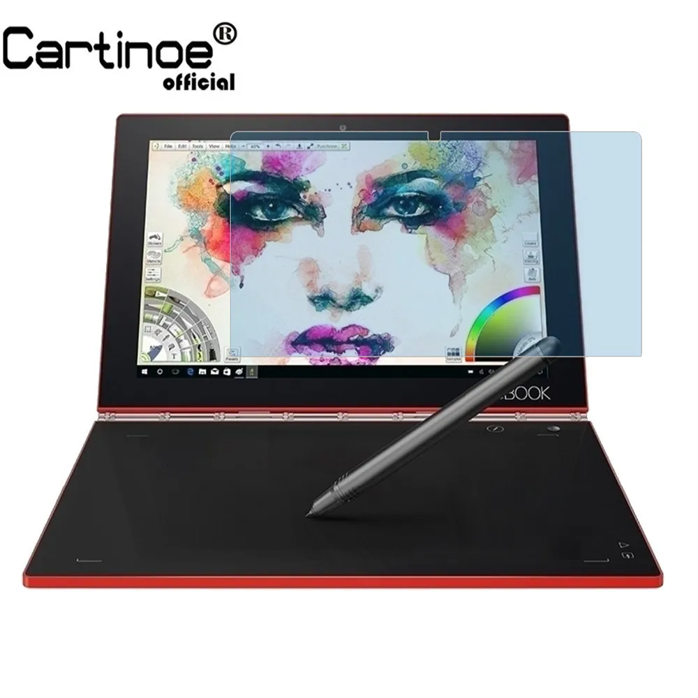 Cartinoe протектор экрана для lenovo Yoga Book 10 1 дюймов сенсорный экран ноутбука/планшета