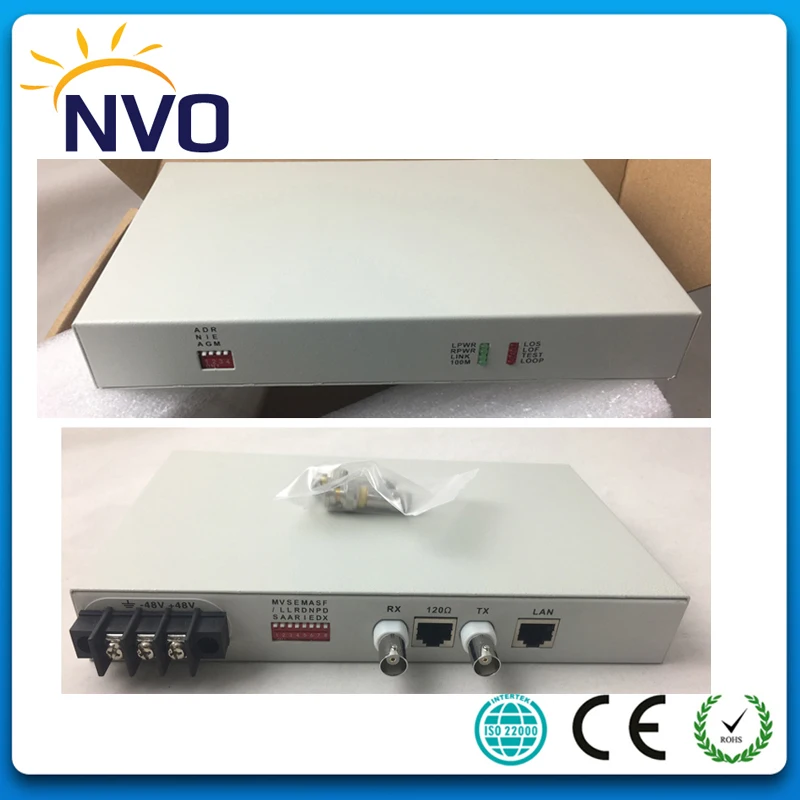 1FE Ethernet в E1 конвертер 2 м прозрачное преобразование 10/100 Адаптивное VLAN настольный