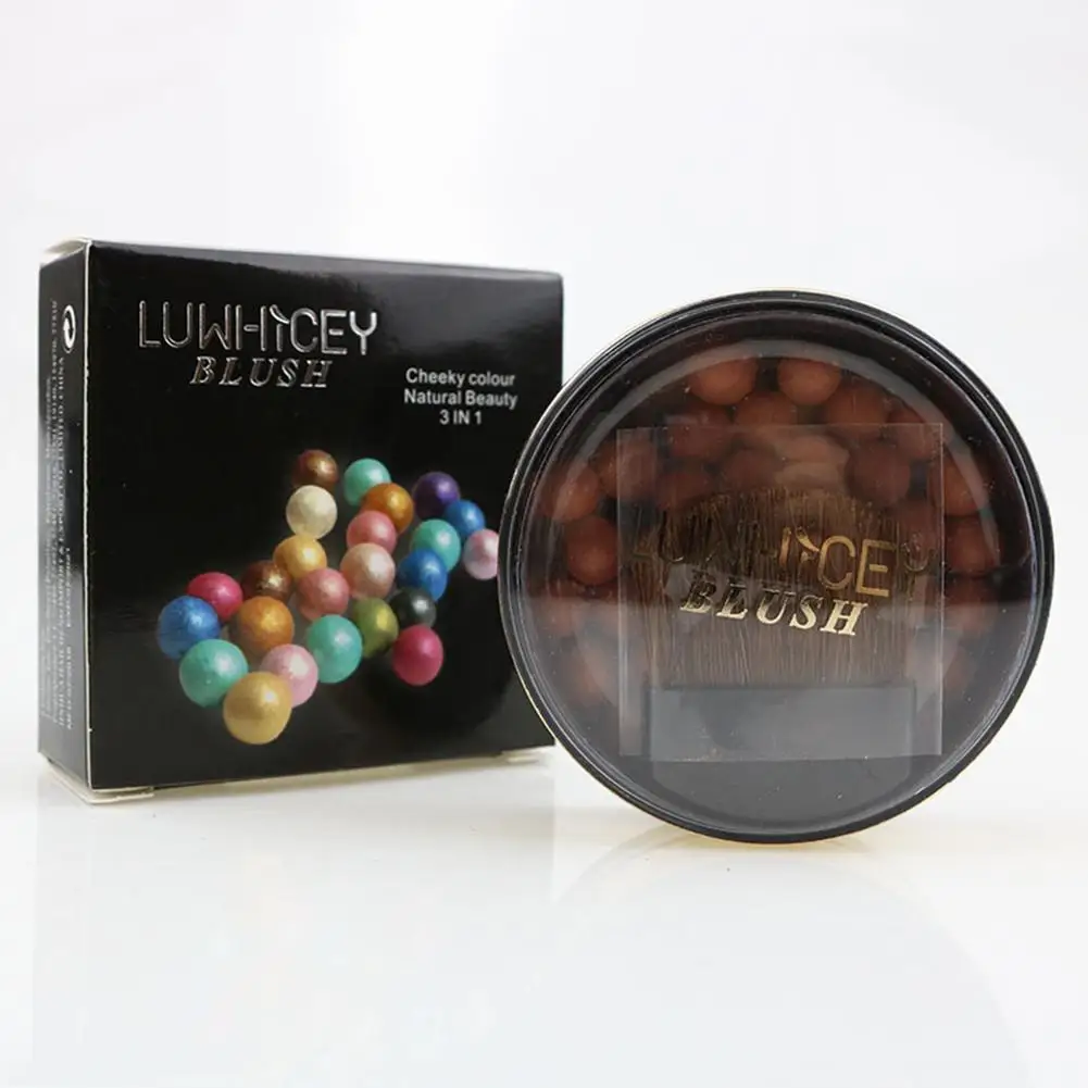 Макияж шарики румяна 3 в 1 Румяна Тени для век Контур лица матовые Пудра Maquiagem