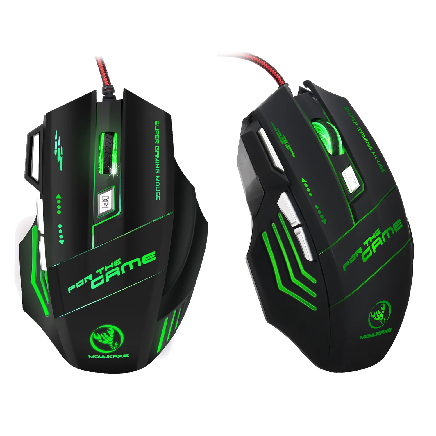 Проводная игровая мышь USB с 7 клавишами оптика 3200DPI для настольных компьютеров