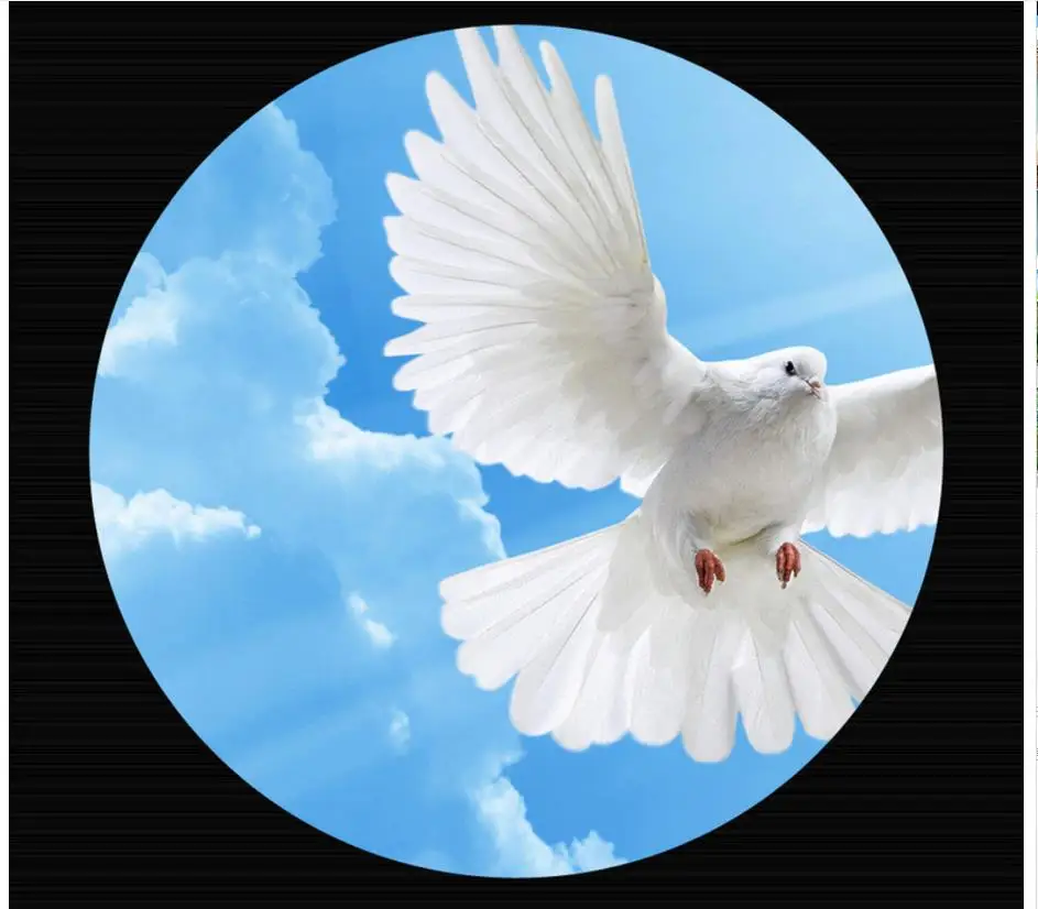 3d обои на заказ потолочные фрески голубое небо белые облака Европейский стиль