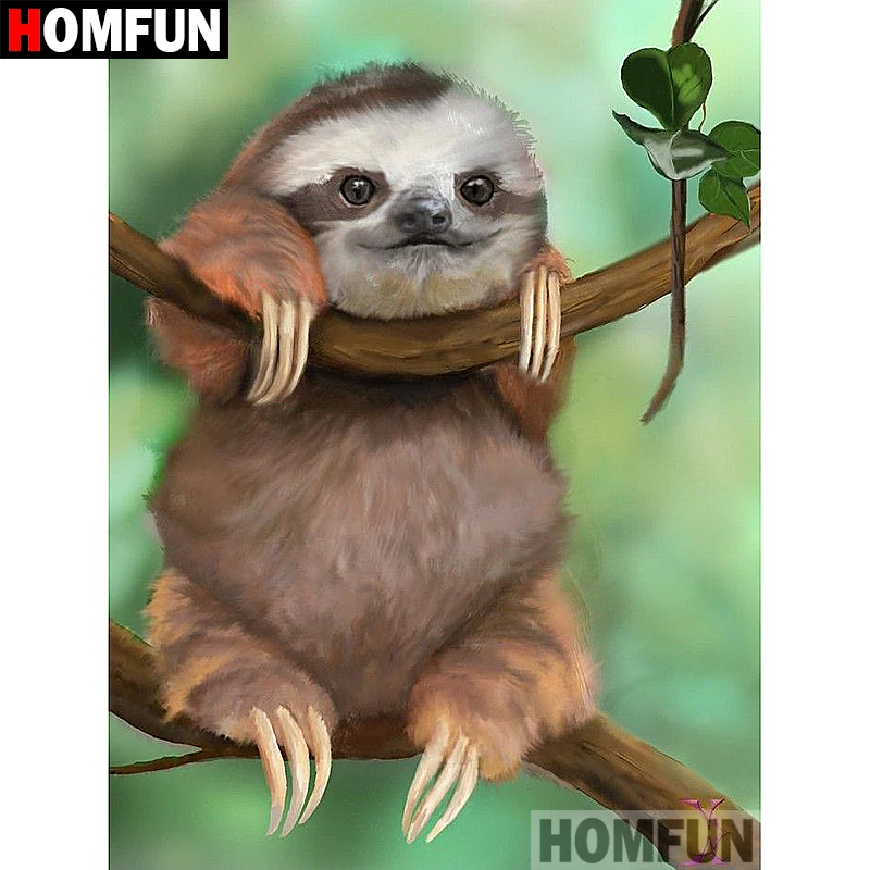 Алмазная живопись HOMFUN A07564 полноразмерная/круглая вышивка крестиком 5D сделай сам